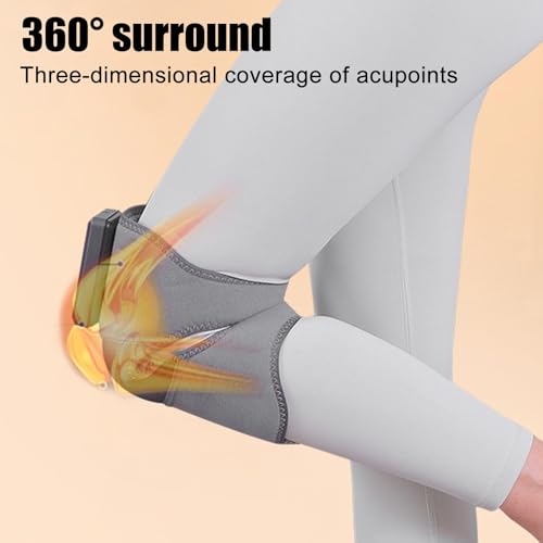 Masseur électrique de genou avec chauffage et vibration ajustable