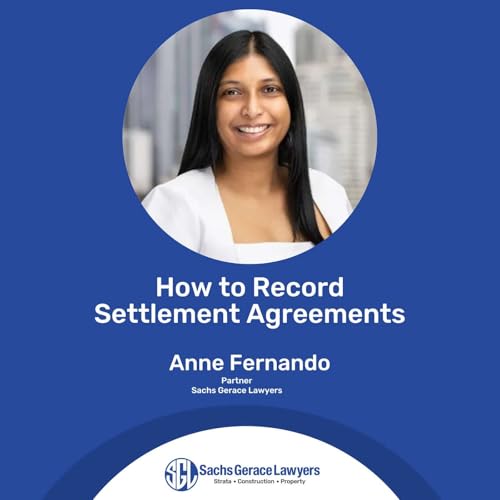 How to Record Settlement Agreements