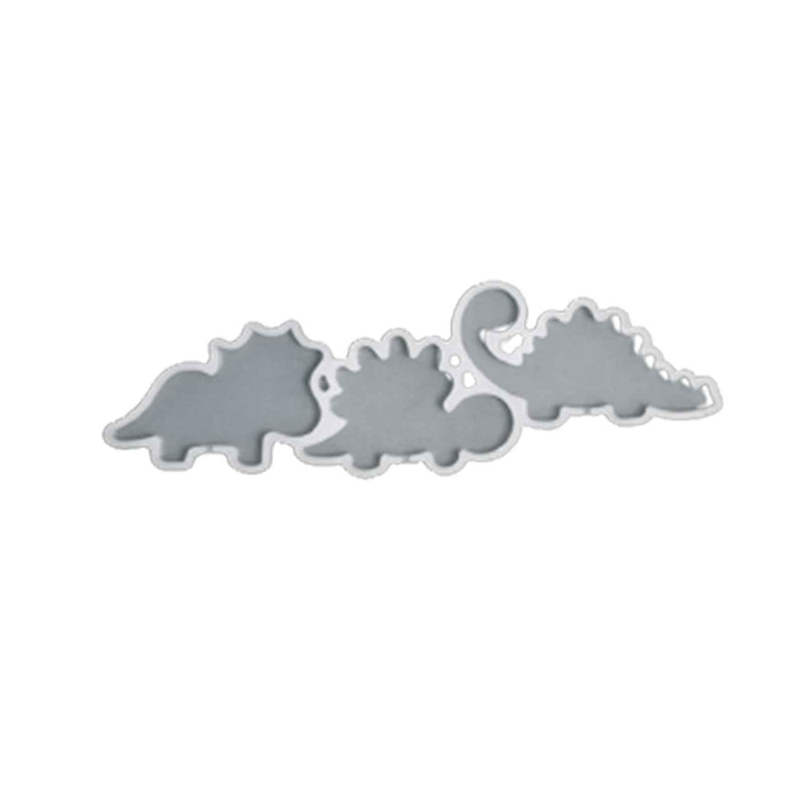 Jazuaiao Dinosaur Biscuits Silicone Mold Chocolate Candy Mold for Dessert Ice Block Cupcake Decor Baking Tool Chocolate Cake Fondant Biscuits
