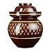 Ceramiczny garnek do fermentacji garnek do gotowania garnek do wkładania: 5 funtów garnek na zioła, duże pojemniki na zapasy, pojemnik na żywność, pojemnik Kimchi garnek na ogórki, warzywa, zioła