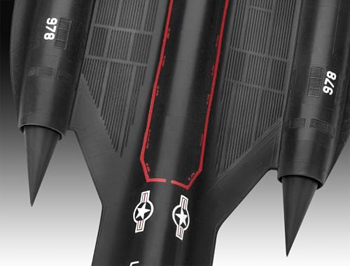 Revell Easy-Click 03652 Lockheed SR-71 1:110 Scale Unbuilt/Pre-Coloured/Click-Together (Non-Glue) Plastic Model Kit by Revell - Image 4