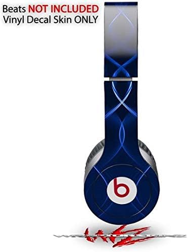 Skin Decal Wrap Works with Original Beats Solo HD Headphones Abstract 01 Blue Skin Only (Headphones NOT Included)