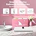 Tampon Holder for Bathroom,Pink Feminine Product Organizer,Girl Stuff Box for Bathroom,Pad and Tampon Organizer for Bathroom,Pad Holder for Bathroom,Shark Week Bathroom Organizer,Bathroom Accessories