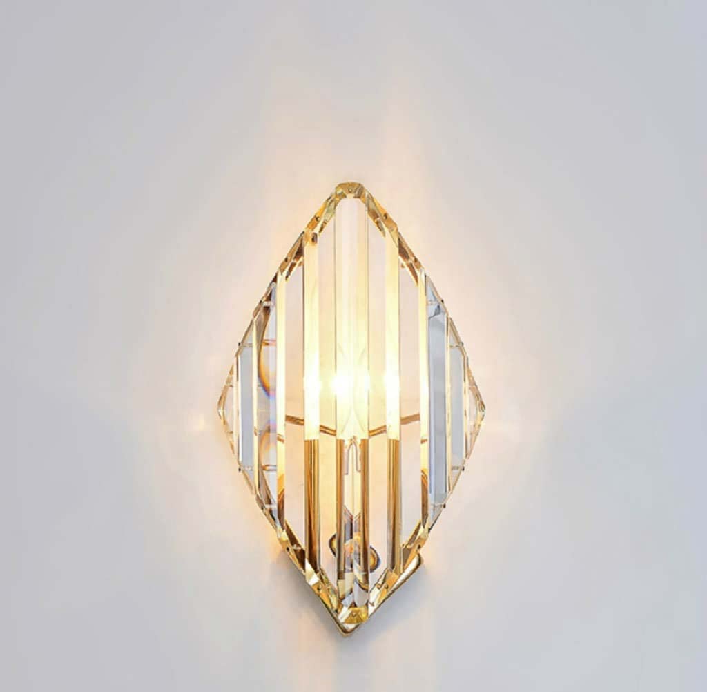 Luces de pared interiores Lámpara de pared Apliques de pared de cristal Dormitorio Lámpara de noche Pasillo Iluminación nocturna para sala de estar Baño Dormitorio Pasillo Escalera, casquillo E14