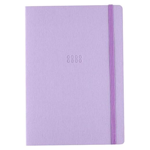 LETTS skolkalender Edge A5 1 vecka på ena sidan med anteckningar (18 månader) flerspråkig Orchid 2019/20