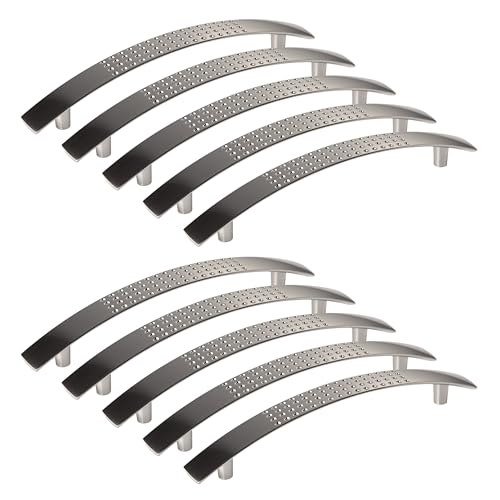 Preisvergleich Produktbild SOTECH 10er Set Möbelgriff DICO Edelstahloptik BA 128 mm Möbelgriffe Griff