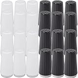 (Set of 24) Disposable Prefilled Salt & Pepper Shakers – Bulk Ready‑to‑Use Table Seasoning Sets for Restaurants, Catering, Events | 4 oz Salt + 1.5 oz Pepper (24)