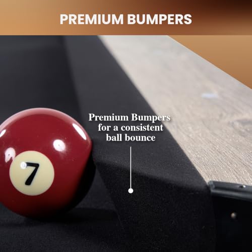 Image of Barrington Billiards Drop Pocket Pool Table with Complete Accessory Set