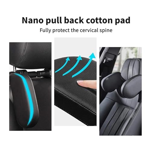 Almohada de Soporte para Cabeza y Cuello Ajustable 360° para Auto miniatura 5