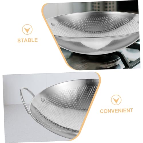 Wok de acero inoxidable VICASKY con doble asa miniatura 4