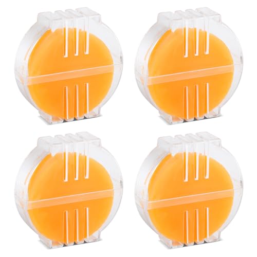 4pcs Beeswax Thread Conditioner, Thread Wax for Sewing with Plastic Box Thread Beeswax Thread Conditioner Wax for Sewing Quilting Reinforcing Thread (Yellow)