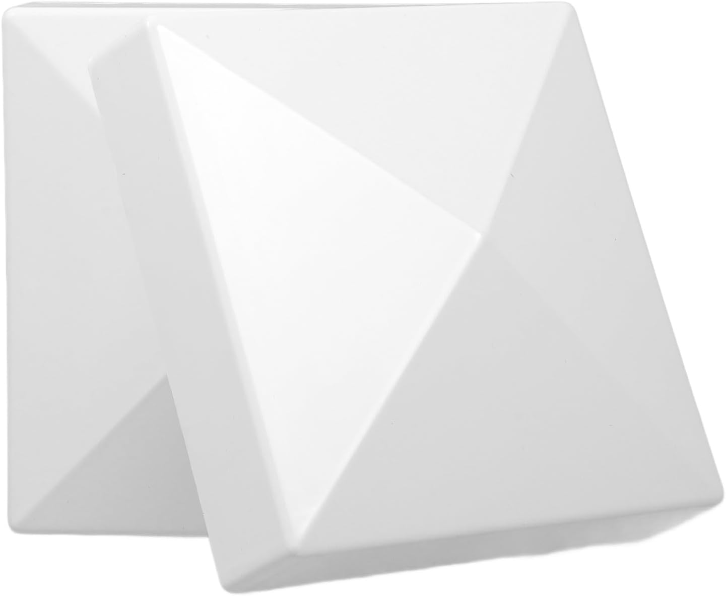 PVC Fence Post Caps 5 Inch 2pcs Deck Fence Caps Rectangle Post Tops and Decking Accessories