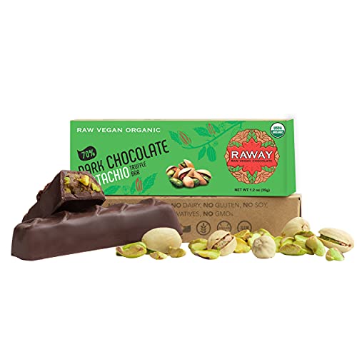 Raway | Pure Dark Gourmet Chocolate | Vegan, Keto, Raw, Organic, Dairy-Free, Sugar-Free, Gluten-Free, Soy-Free, Paleo, Low Carb, Energy Snack, Non-Gmo, Kosher Parve (Variety Pack (2 Bars Each Flavor), Pack Of 12) #TOP6