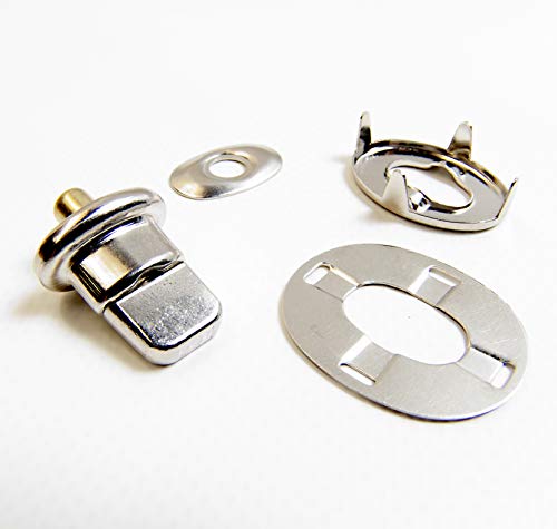 DOT Twist Lock Barrel Stud w/Backing Plate, Common Sense Eyelet & Heavy Duty Clinch Plate 1 Piece Set