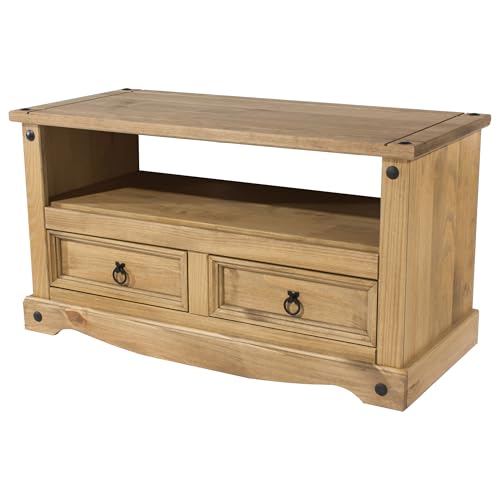 Corona Solid Pine Flatscreen TV Unit