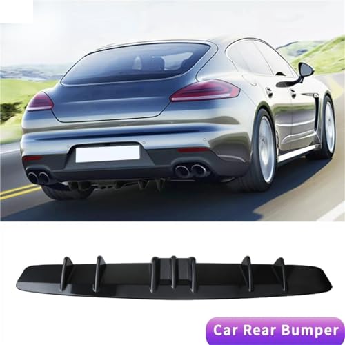 Diffuseur arrière Panamera noir brillant - Spoiler et lèvre de pare-chocs
