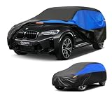 Copriauto Gunhyi Impermeabile e Traspirante, Telo per BMW X3, Copriauto Nero e Blu, Telo da Garage Completo per Proteggere da Pioggia, Sole e Polvere.