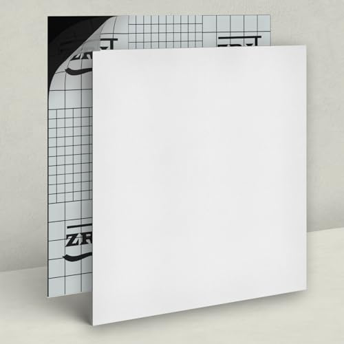 Peel and Stick Floor Tile 40-Pack 40 Sq.Ft Matte Pattern Flooring, 12” x 12” Self Adhesive Vinyl Flooring DIY for Kitchen, Bathroom, Laundry, Pure White by ZRJT - Image 3