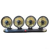 Ventilateur de voiture efficace avec consommation et performance de refroidissement efficace (12 V)