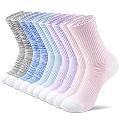 5 Pairs Cozy Pastel Crew Socks