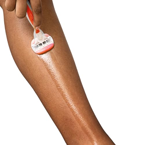 Vennus Comfort Glide Sunny Citrus Women's Razor, Pivoting Head, Gel Bar, No Shave Cream Required, 3 Bladed for Smooth Shave, 1 Handle + 12 Blade Refills - Image 5