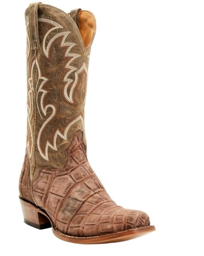 El Dorado Men's Exotic Alligator Western Boot Square Toe - Ed3001