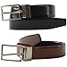 Alpine Swiss Mens Dress Belt Reversible Black Brown Leather Imported from Spain
