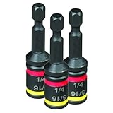 (3-Pack) 1/4 & 5/16 x 2' Reversible Dual-Sided Hex Chuck Driver - MSHC