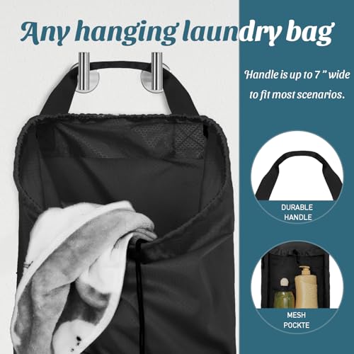 Iaodia Laundry Bag Backpack Large Travel Laundry Bag With Mesh Pocket & Adjustable Shoulder Straps Portable Backpack Laundry Bag For College thumb #2