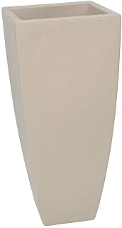 Vasart Malta Vaso de Flores Trapezio, Granito Areia, 40x90cm