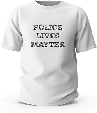 Mens T Shirts Graphic Funny Police Lives Matter T-Shirt Women Funny Tshirts
