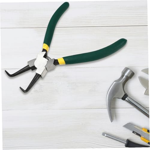 Alicates circlip de resorte pesado con mandíbula recta y doblada para montaje resistente 7