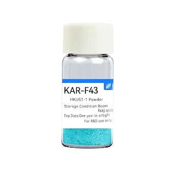 Metal Organic Frameworks MOFs HKUST-1 Blue Powder KAR-F43 Ideal for Gas Storage, Separation, and Catalysis, CAS 222404-02-6 10 Grams
