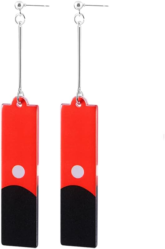 Red and Black Earrings of the Former Criminal Gang Leader - Pidak Shop