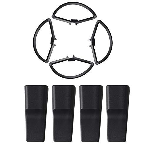 Preisvergleich Produktbild elegantstunning Parrot Anafi Drone Propellerschutz Requisiten Stoßstange Schutz Fahrwerk Kits Höhe Extender Schnellverschluss Bein Füße Drone Saver Protective Frame + Heightening Stand