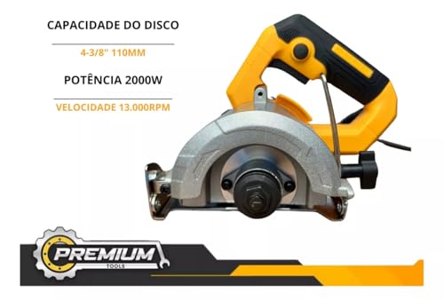 Serra Mármore Elétrica 2000w 13000 Rpm (220, Volts)