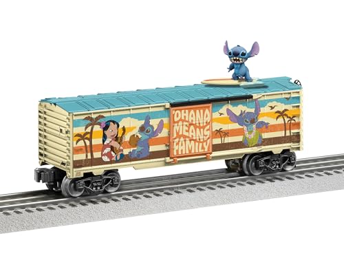 Lionel Disney Surfing Stitch O Gauge Model Train Boxcar -  2528580