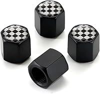 Vista 6 de Tapones de vástago de válvula de neumático de automóvil, accesorios para válvulas de neumáticos, cubiertas universales para automóvil, camiones