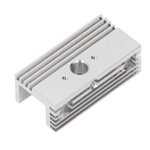 Extruder Heat Sink Aluminum, Efficient Hot End Cooling Block for Ender 3 S1 S1 Pro Aluminum Alloy 41 x 20 x 13mm 1 Piece