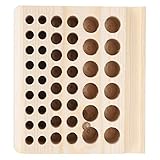 RFME Uhrenreparatur-Werkzeughalter, Uhrmacher-Werkzeug-Organizer, 46-Loch-Design, langlebig, umweltfreundlich, Exquisite Verarbeitung, Holzmaterial for Uhren