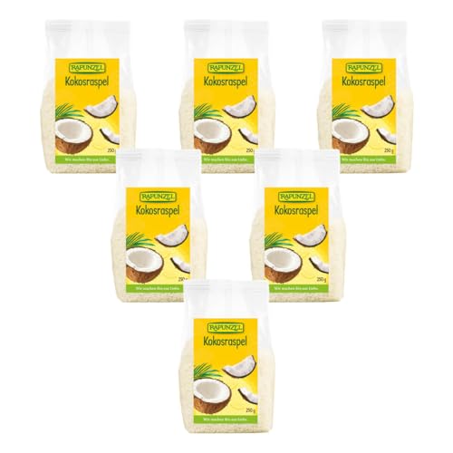 Produktfoto von Rapunzel Bio Kokosraspel (6 x 250 gr)