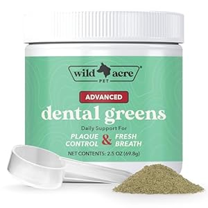 Dental Powder for Dogs – Dog Breath Freshener Dental Powder for Teeth Cleaning Plaque Off, Dental Care for Dogs, Tartar Remover for Teeth – Fresh Breath Probiotics