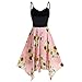 Produktbild Sonnenblumenhalfter Kleid Sexy Trägerloser A-linienrock Mit Unregelmäßigem Saum Plus Size Sommerkleid Mit V-Ausschnitt Für Frauen Zierliche Frau Schlanker Nährock