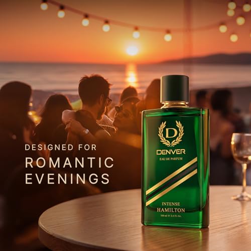 Image of Denver Hamilton Intense Perfume - 100 ML | Long Lasting Perfume for Man | Eau de Parfum | Fruity, Woody, Ambery | Gift for Man