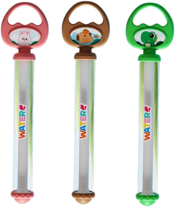 Fireworks‑Style Pull‑Action Water Blaster, 2026 Summer New Shape Water Gun, Fun Spray Accessory, Squirt Gun for Kids, Summer Pool, Backyard, Beach, Birthday Party Outdoor Game Toys (3Pack, 45cm)