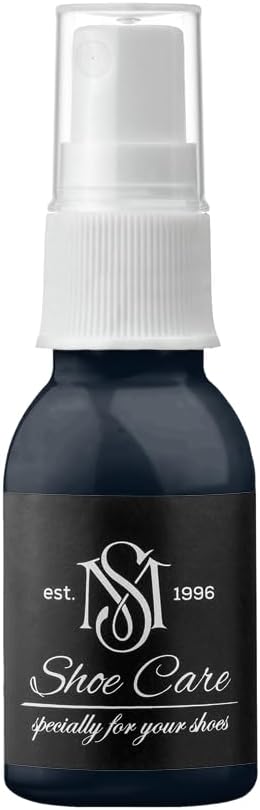 Nutritive Leather Spray - NCS S 8505-R80B Black Ink - Deep Conditioning & Shoe Color Restoration for Smooth Leather by MAVI STEP - 1.70 fl oz / 50 ml