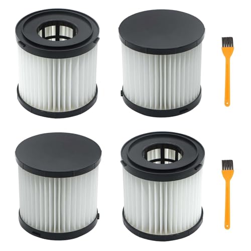 Filtre HEPA lavable pour aspirateur Ryobi 18V ONE+ PCL733 PCL734 P3240 - Pack de 4 avec brosse