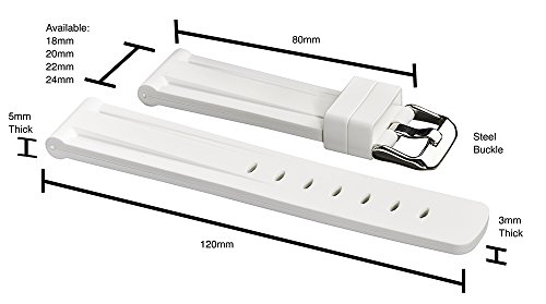 ALPINE Cinturino sportivo in silicone liscio e