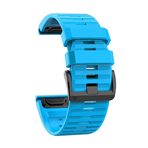 Bracelet de montre Garmin Fenix 5 6X Pro silicone pour sport et randonnée
