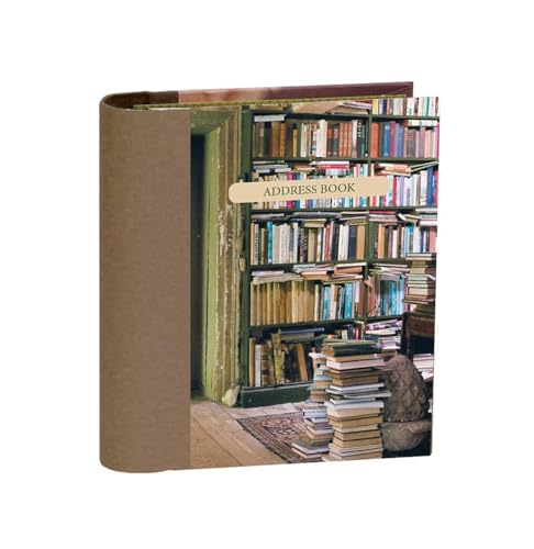 At Home with Books Mini Hardback Address Book